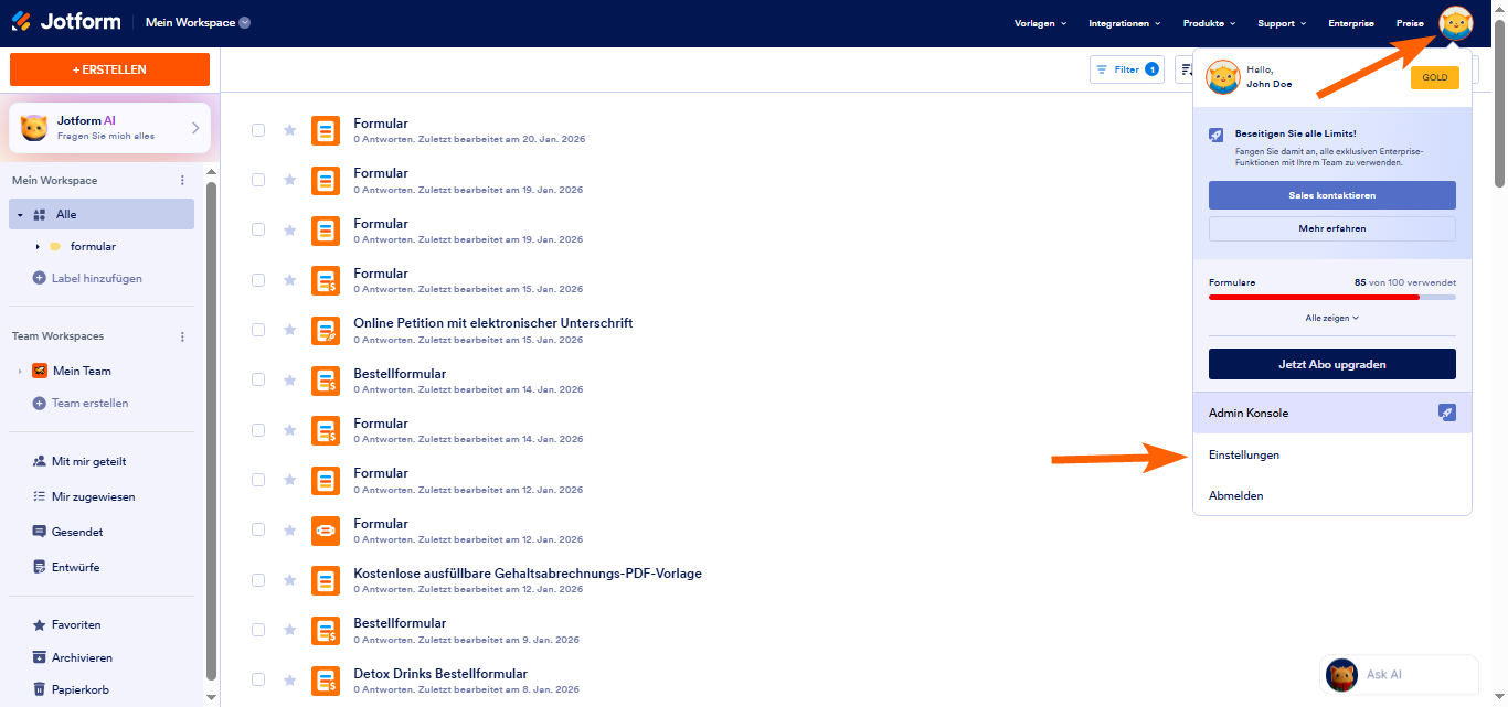 Automatisches Löschen der Formularantworten Image-6