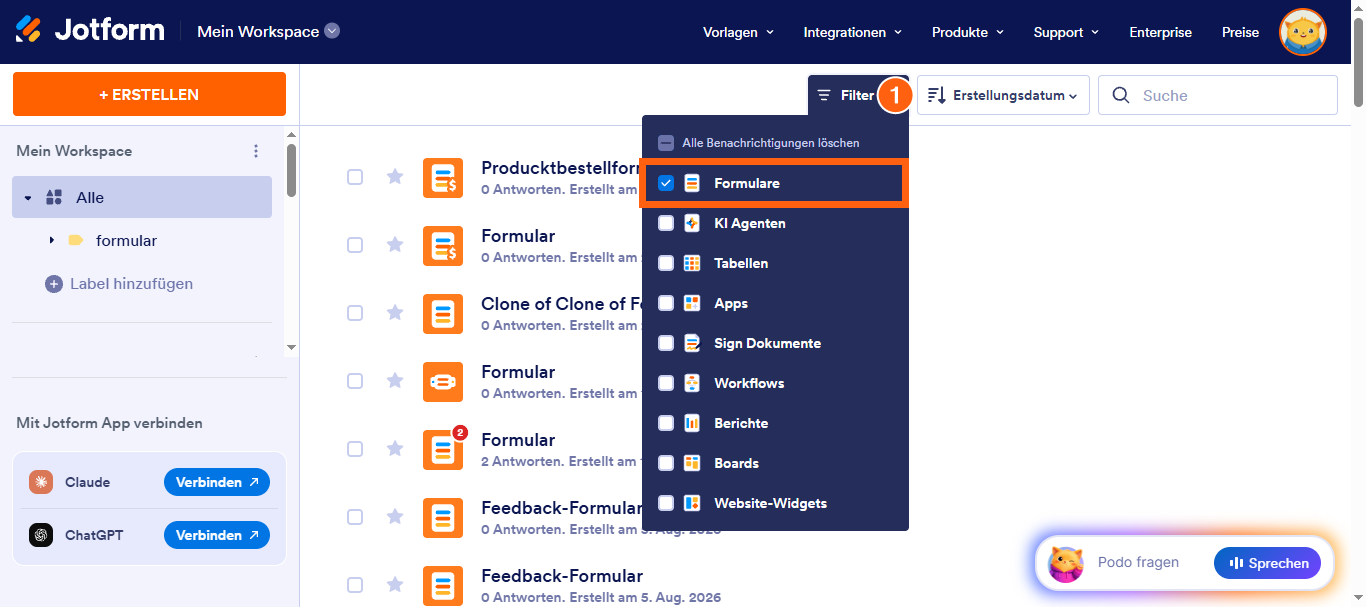 Wie Sie die Funktion Überprüfen vor Absenden in Jotform Karten aktivieren können Image-1