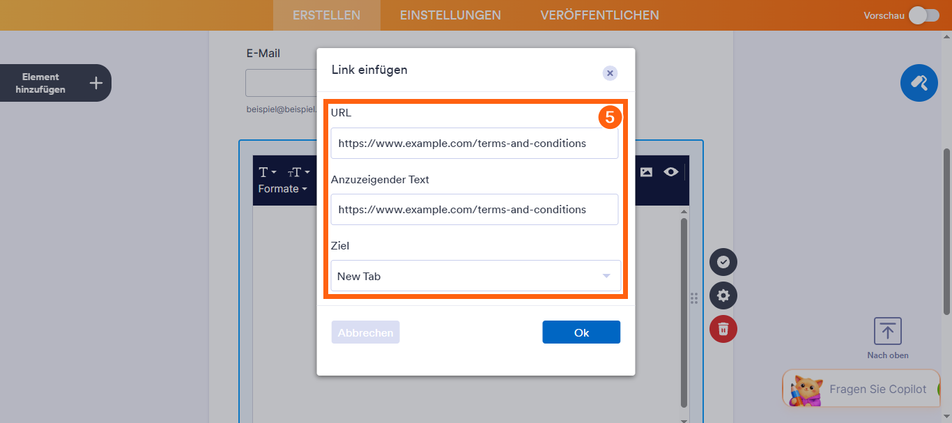 Wie Sie einen Link in die PDF-Kopie von Formularantworten einfügen Image-4