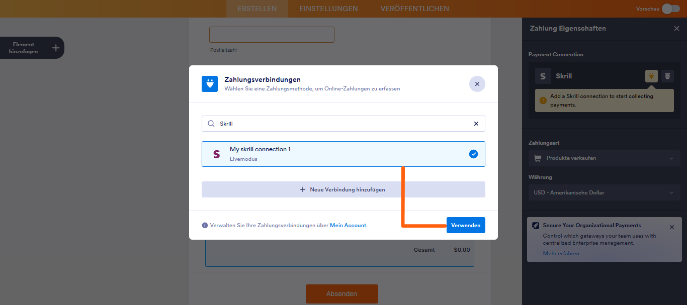Wie Sie Skrill in Jotform integrieren Image-13