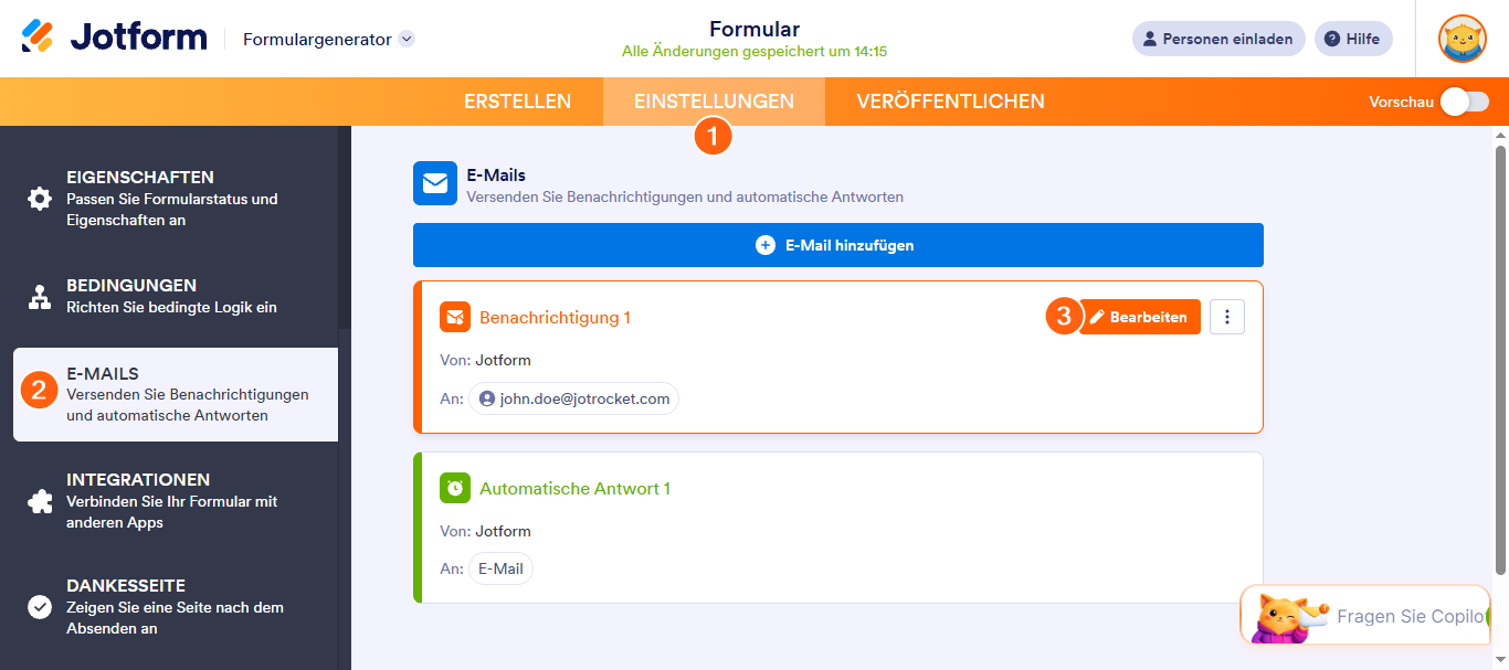 Wie Sie das Formular mit den Daten des Benutzers drucken Image-1