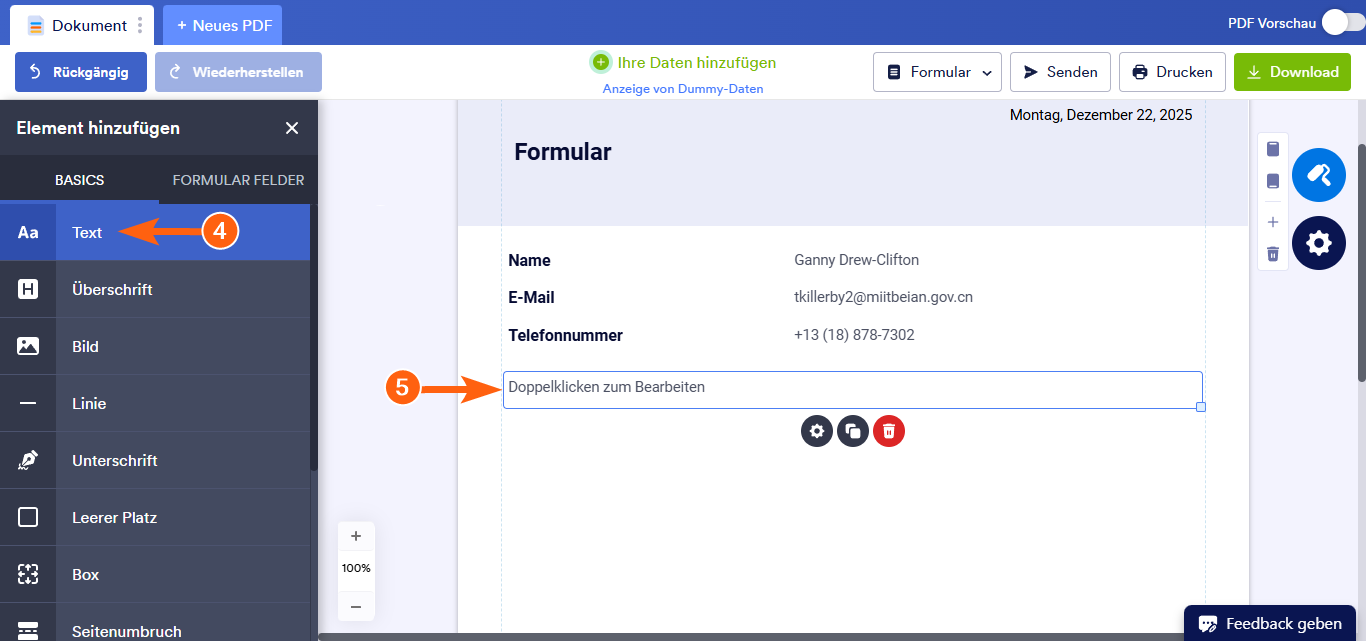 Wie Sie einen Link in die PDF-Kopie von Formularantworten einfügen Image-8