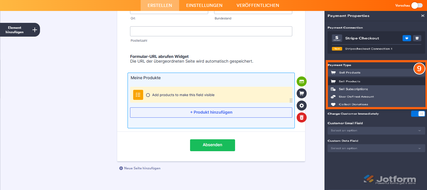 Wie Sie Stripe Checkout mit Jotform integrieren können Image-13
