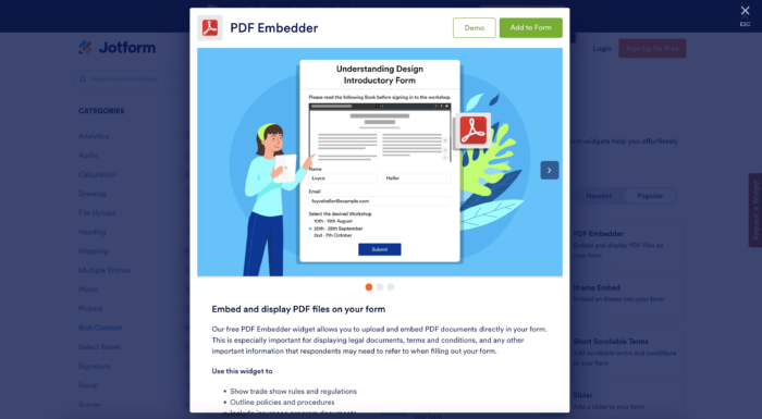 7 wow-worthy widgets to power your forms with Jotform Enterprise ...
