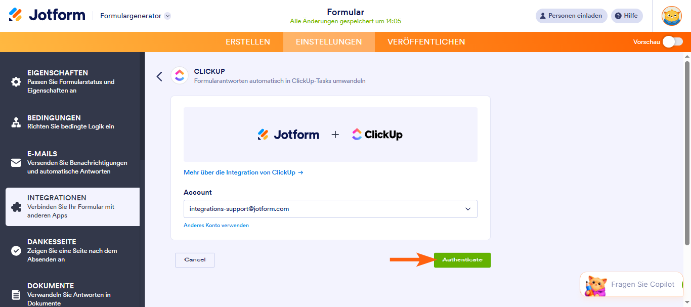 Wie Sie mit ClickUp integrieren Image-3