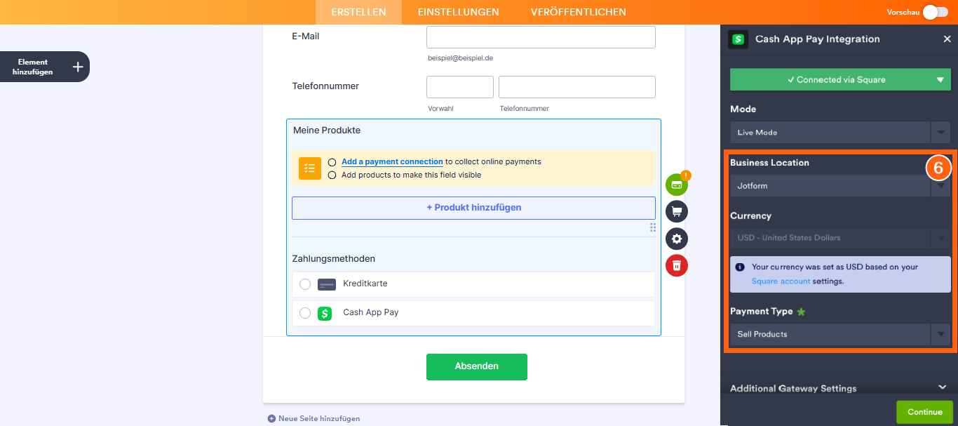 Wie Sie Jotform in die Cash App Pay integrieren Image-5