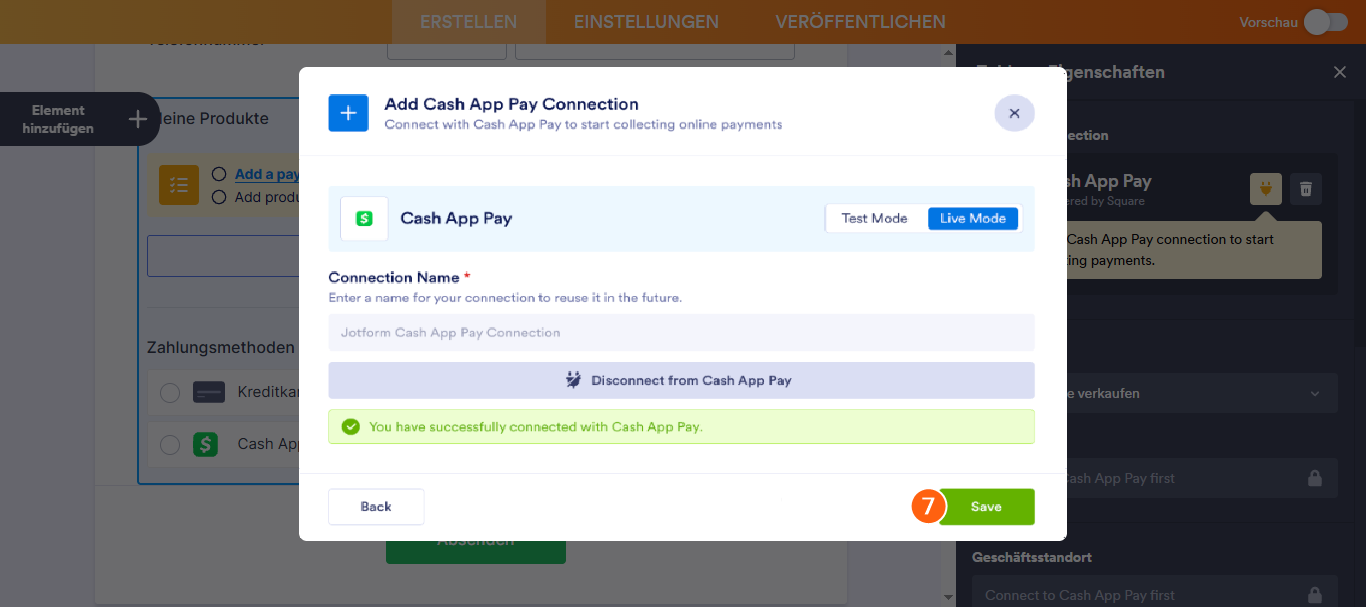 Wie Sie Jotform in die Cash App Pay integrieren Image-14