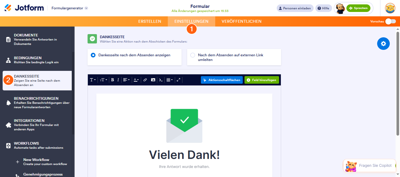Wie Sie Formularantworten über eine POST-Anfrage senden Image-1