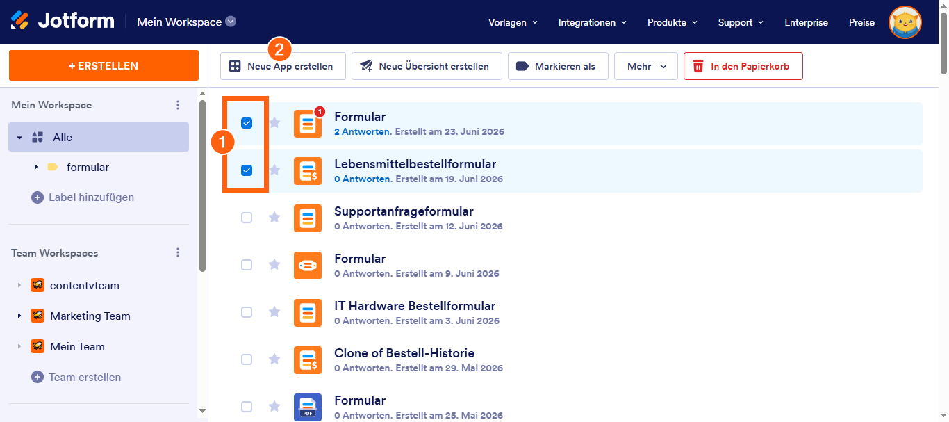 Wie Sie eine Jotform App von Grund auf neu erstellen und sie veröffentlichen Image-8