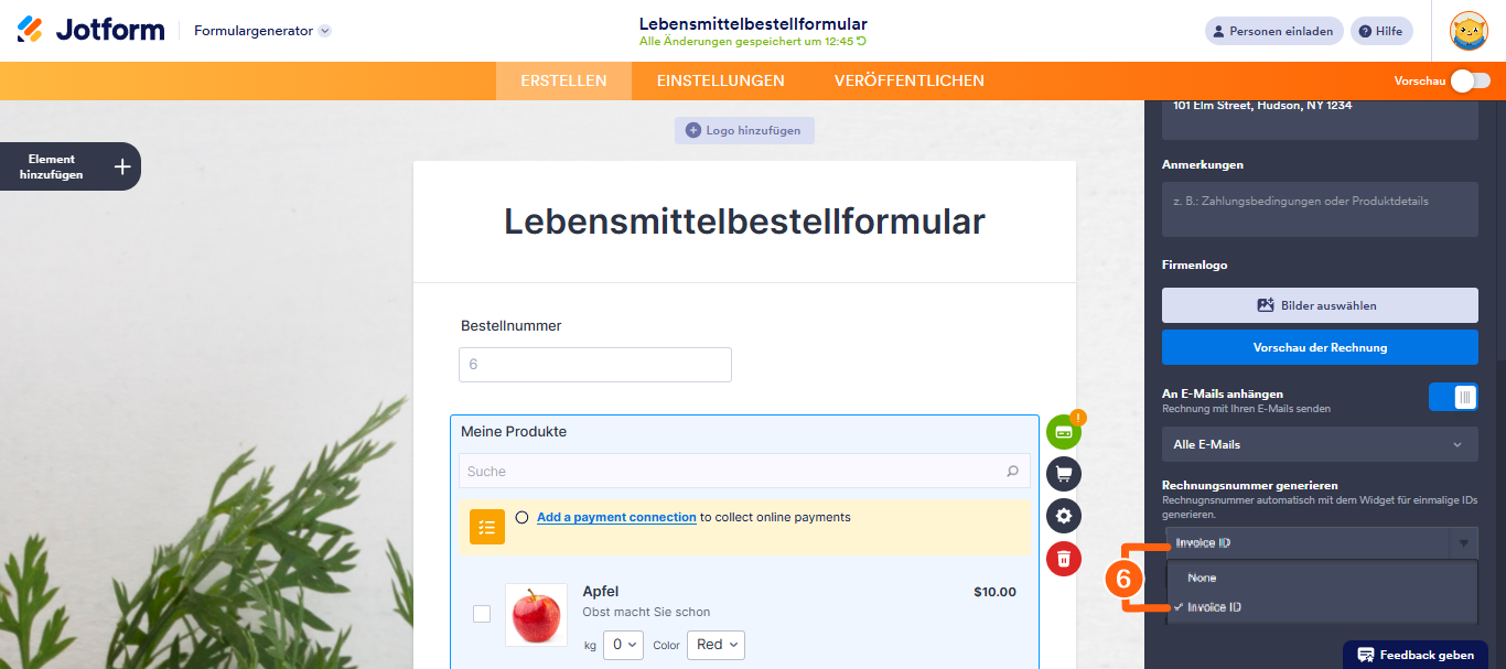 Wie Sie eine Rechnung für Ihr Zahlungsformular erstellen Image-4