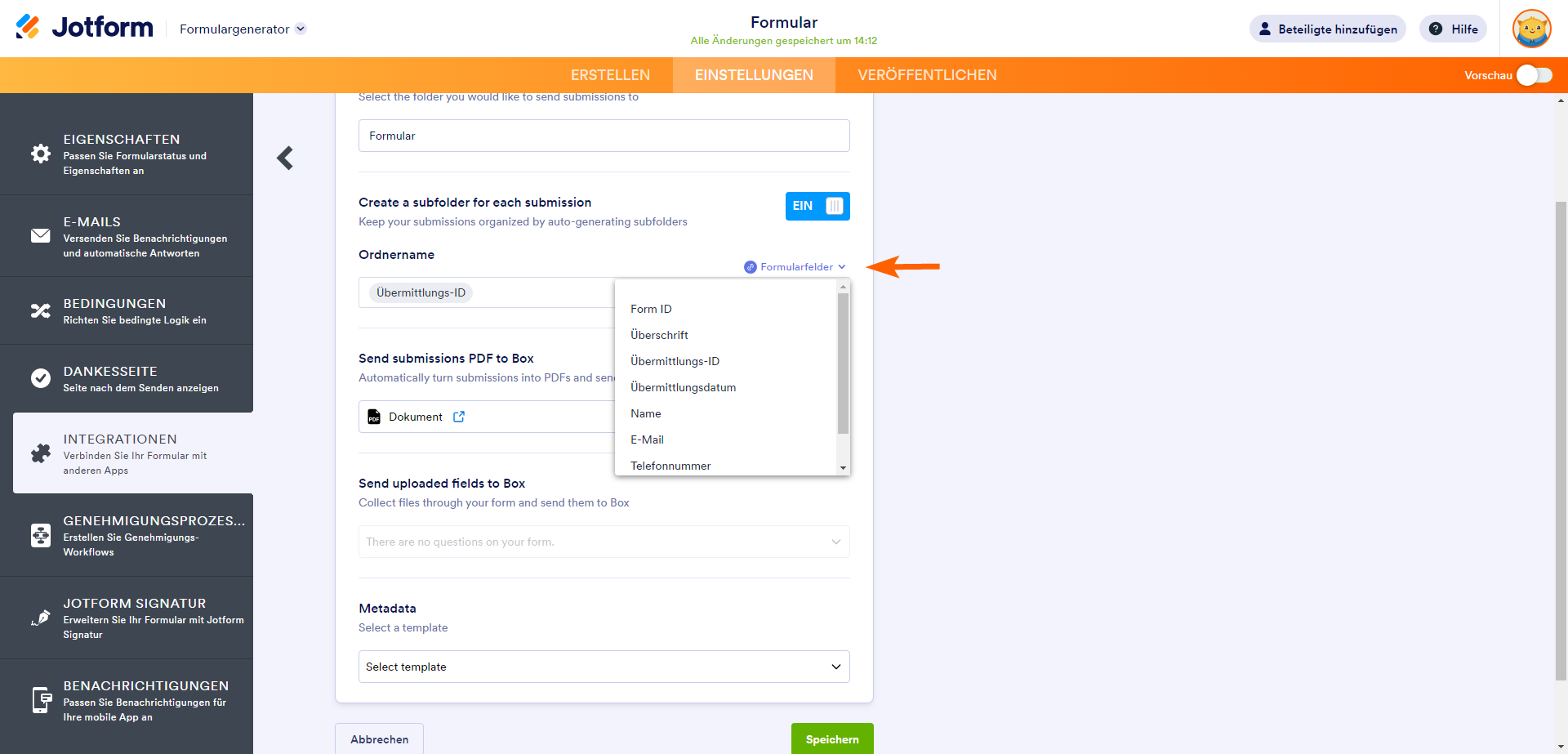 Wie Sie Jotform mit Box integrieren Image-4