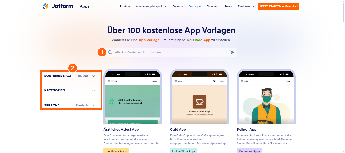 Wie Sie eine Jotform App von Grund auf neu erstellen und sie veröffentlichen Image-10