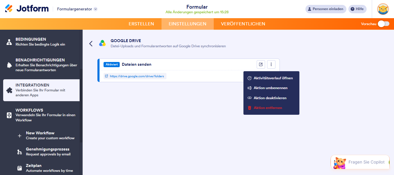 Wie Sie ein Formular in Google Drive integrieren Image-6