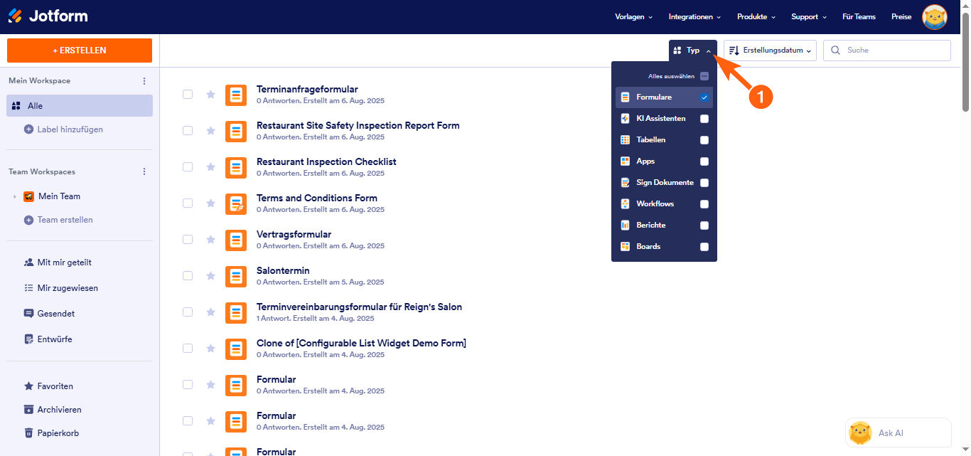 Wie Sie eine Jotform App von Grund auf neu erstellen und sie veröffentlichen Image-1