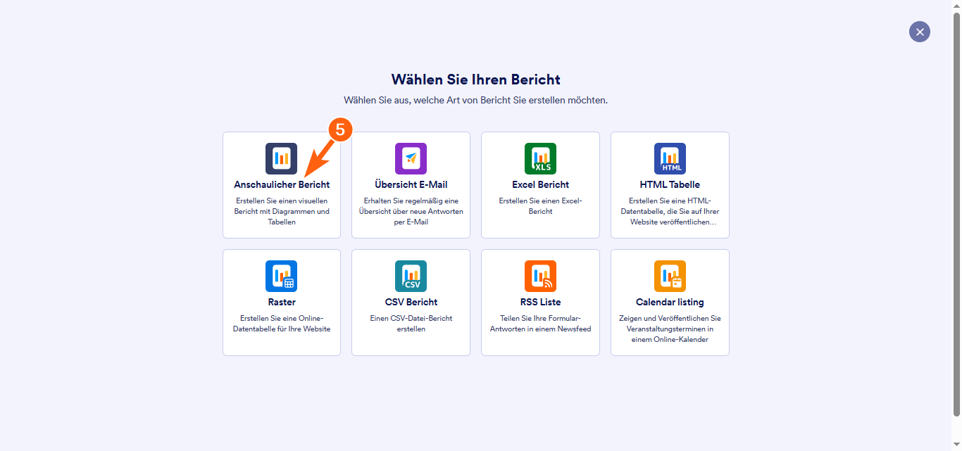 Wie Sie einen visuellen Report für Ihren Formularübermittlungen erstellen Image-5