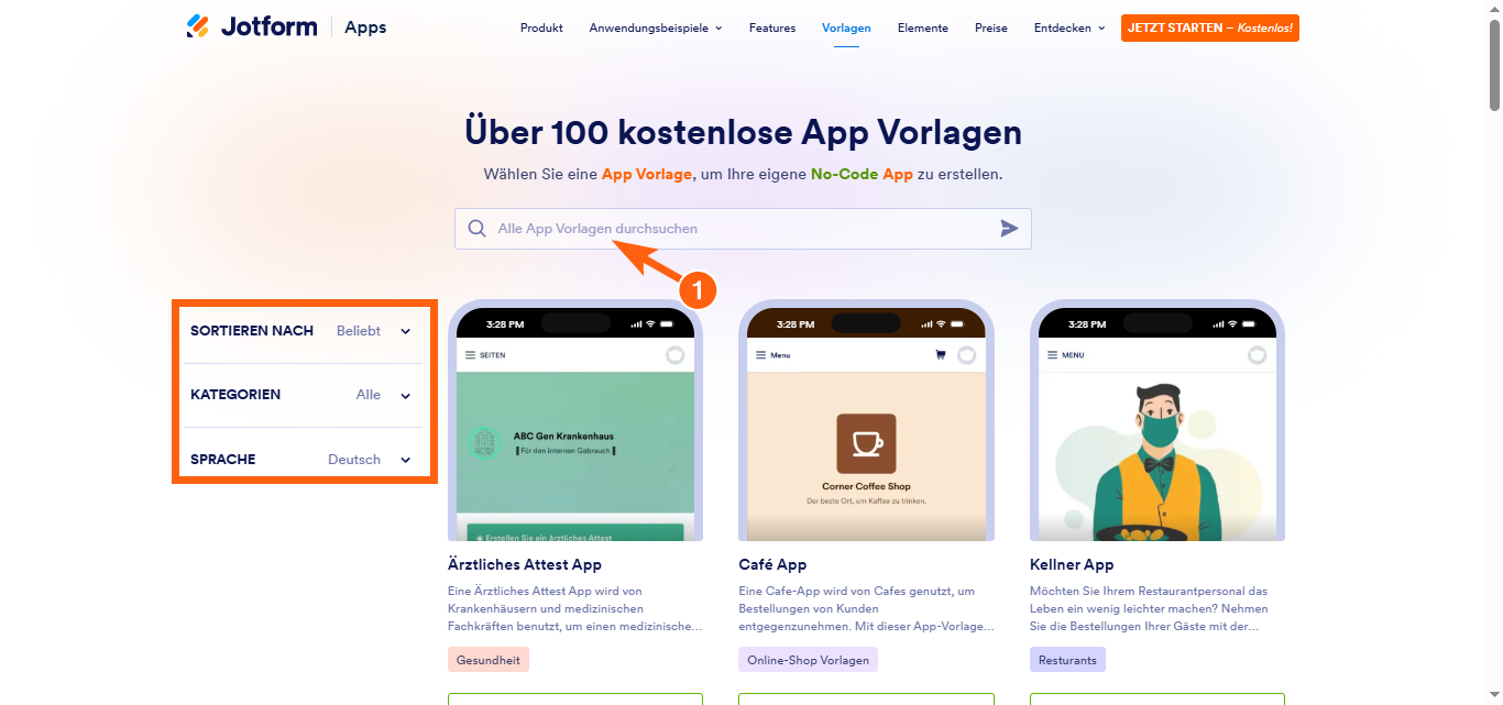Wie Sie eine Jotform App von Grund auf neu erstellen und sie veröffentlichen Image-10