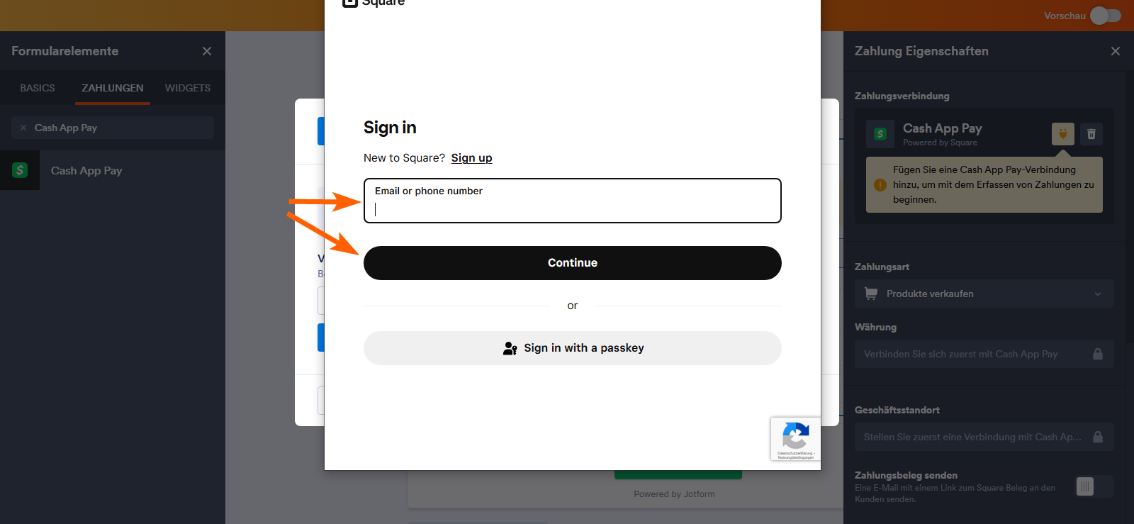 Wie Sie Jotform in die Cash App Pay integrieren Image-4