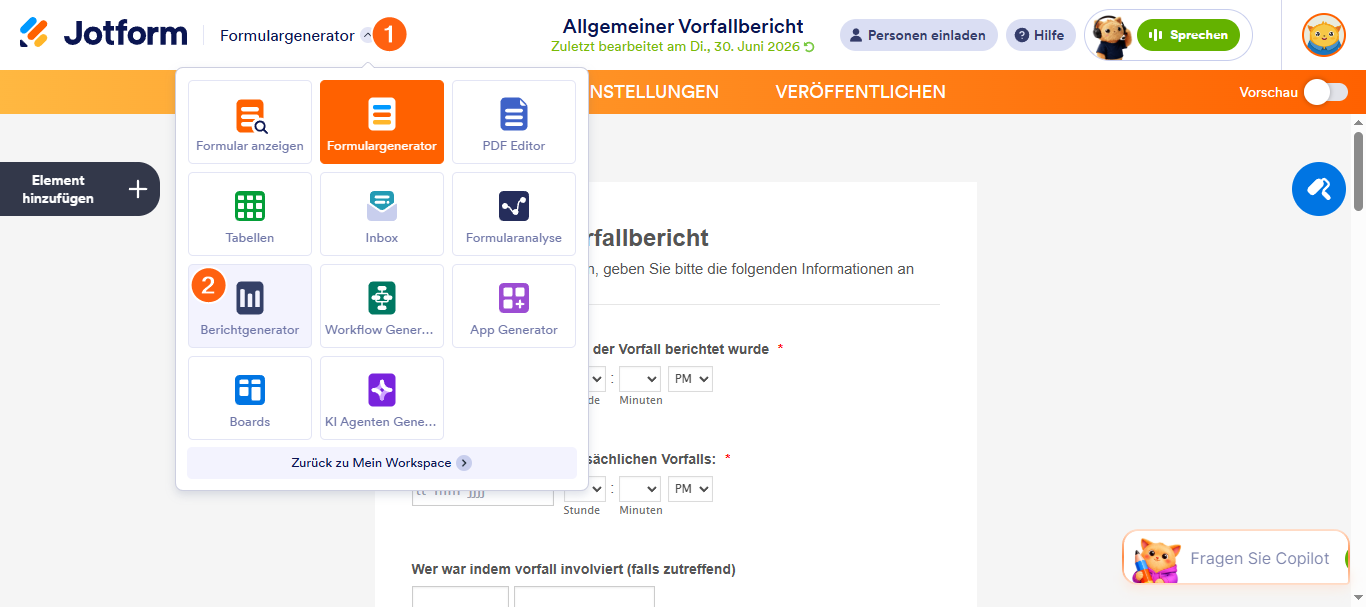 Wie Sie einen visuellen Report für Ihren Formularübermittlungen erstellen Image-7