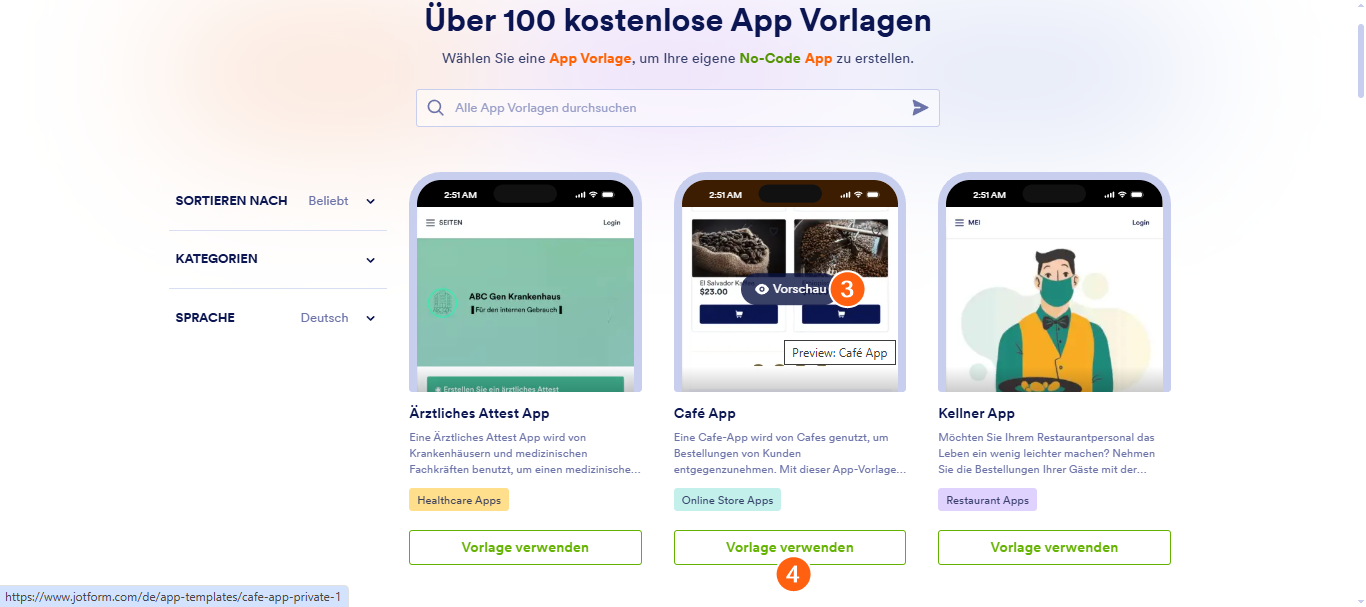 Wie Sie eine Jotform App von Grund auf neu erstellen und sie veröffentlichen Image-11