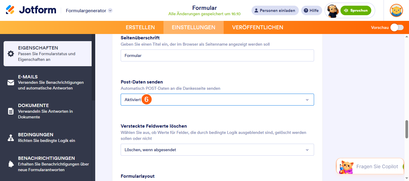 Wie Sie Formularantworten über eine POST-Anfrage senden Image-8