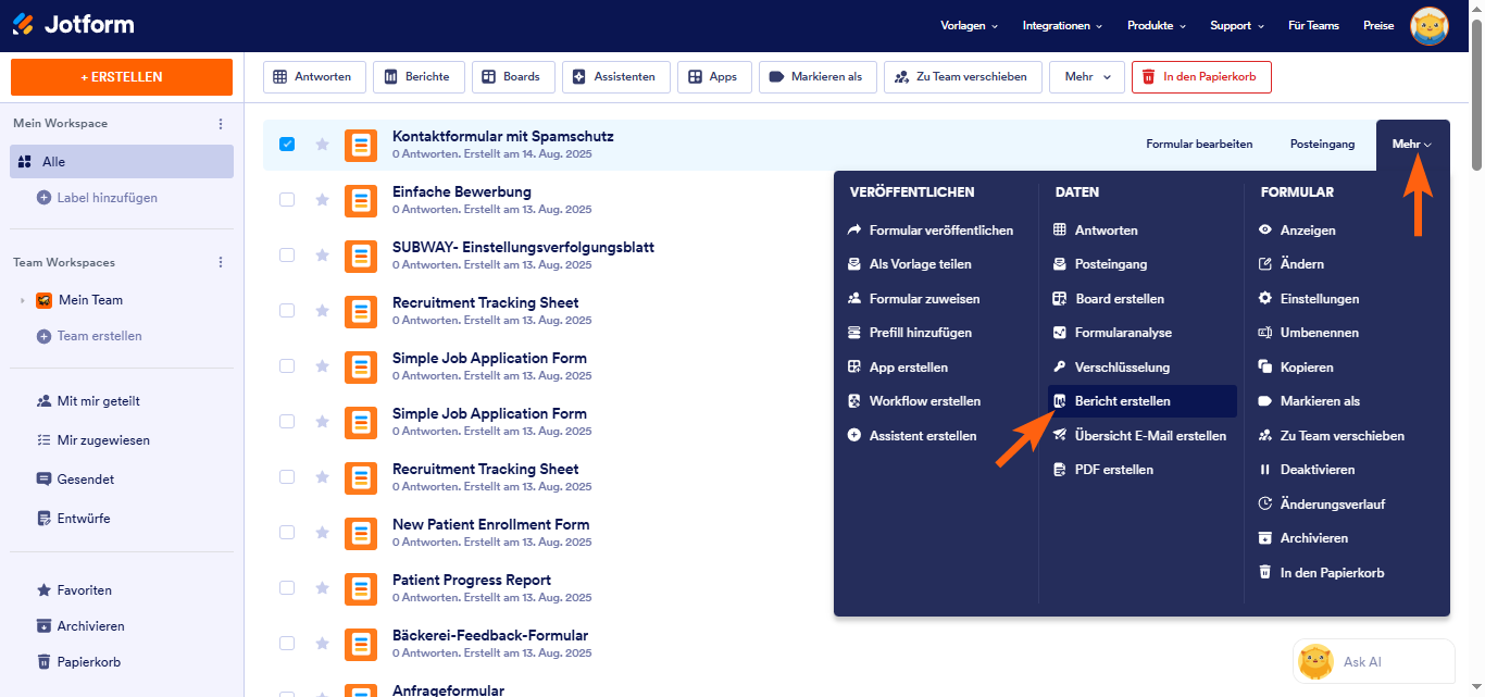 Wie Sie einen visuellen Report für Ihren Formularübermittlungen erstellen Image-4