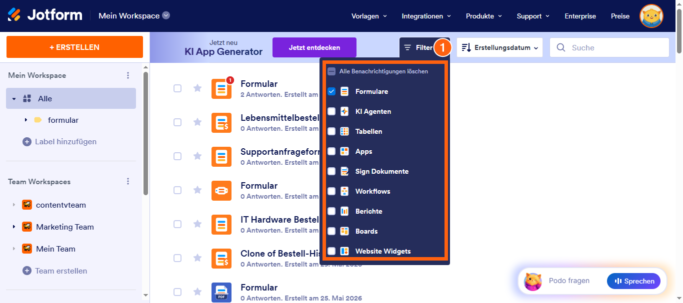 Wie Sie eine Jotform App von Grund auf neu erstellen und sie veröffentlichen Image-4