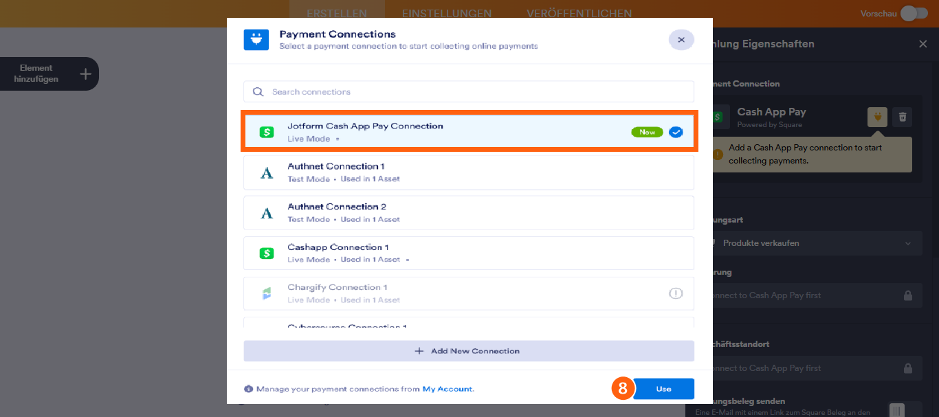 Wie Sie Jotform in die Cash App Pay integrieren Image-15