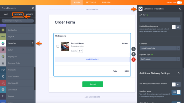 Introducing dynamic payment options with SensePass | Jotform Blog