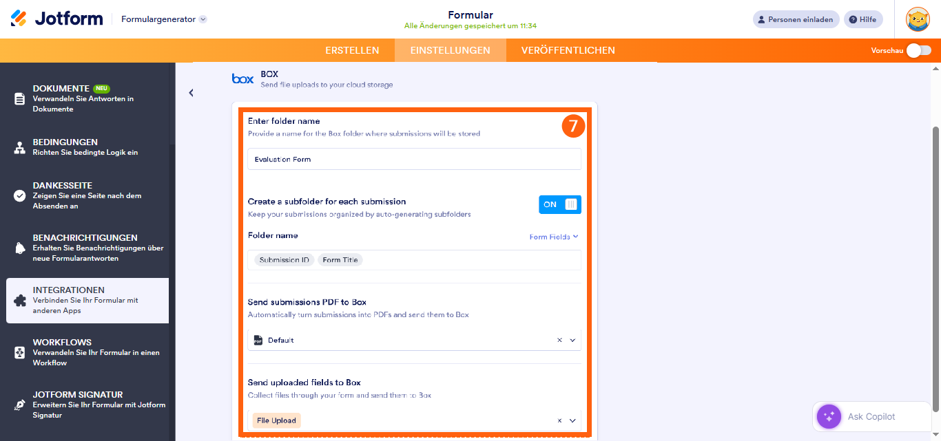 Wie Sie Jotform mit Box integrieren Image-5