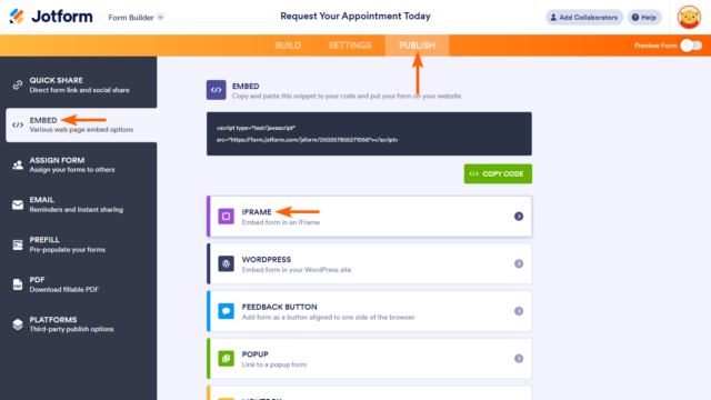 How to Make Your Embedded Form Scrollable on Your Website