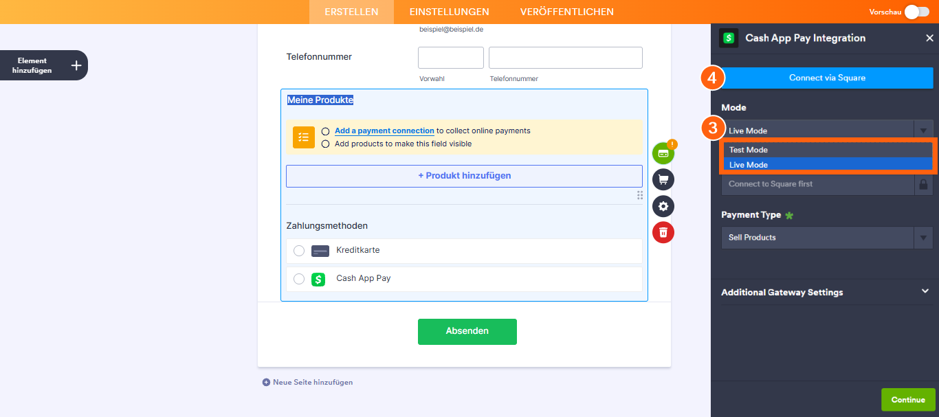 Wie Sie Jotform in die Cash App Pay integrieren Image-3