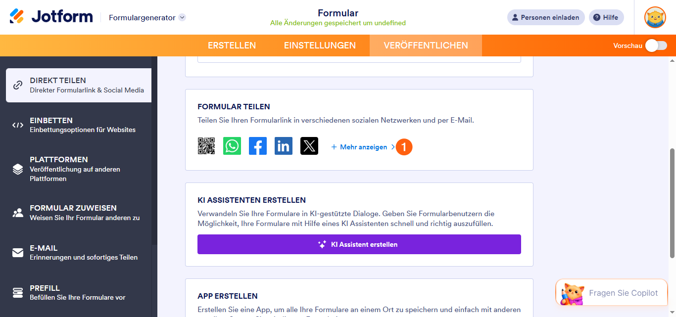 Wie Sie ein Vorschaubild ändern, wenn Sie ein Formular auf sozialen Medien teilen Image-3