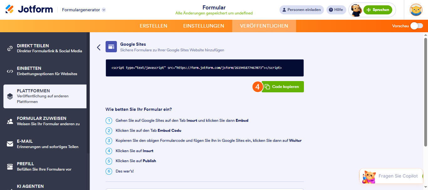 Wie Sie ein Formula auf neuen Google Sites einbetten Image-3