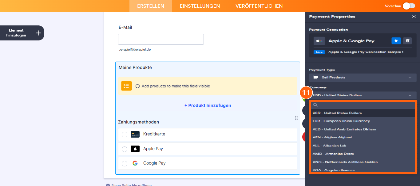 Wie Sie Jotform mit Apple Pay und Google Pay integrieren Image-18