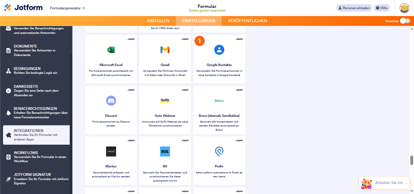 Wie Sie Zapier mit Jotform verwenden Image-2
