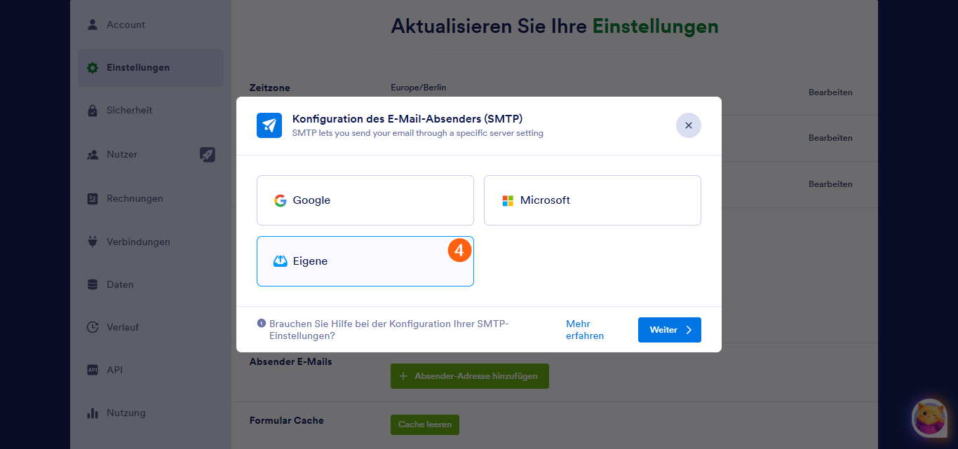 SMTP-Einrichtung für kostenlose E-Mail-Adressen wie Hotmail, AOL und Yahoo Image-3