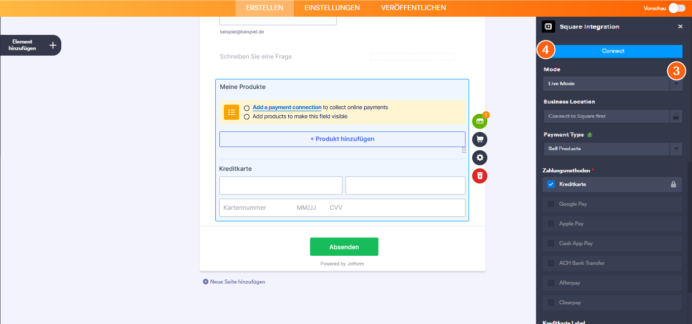 Wie Sie Square mit Jotform integrieren Image-2
