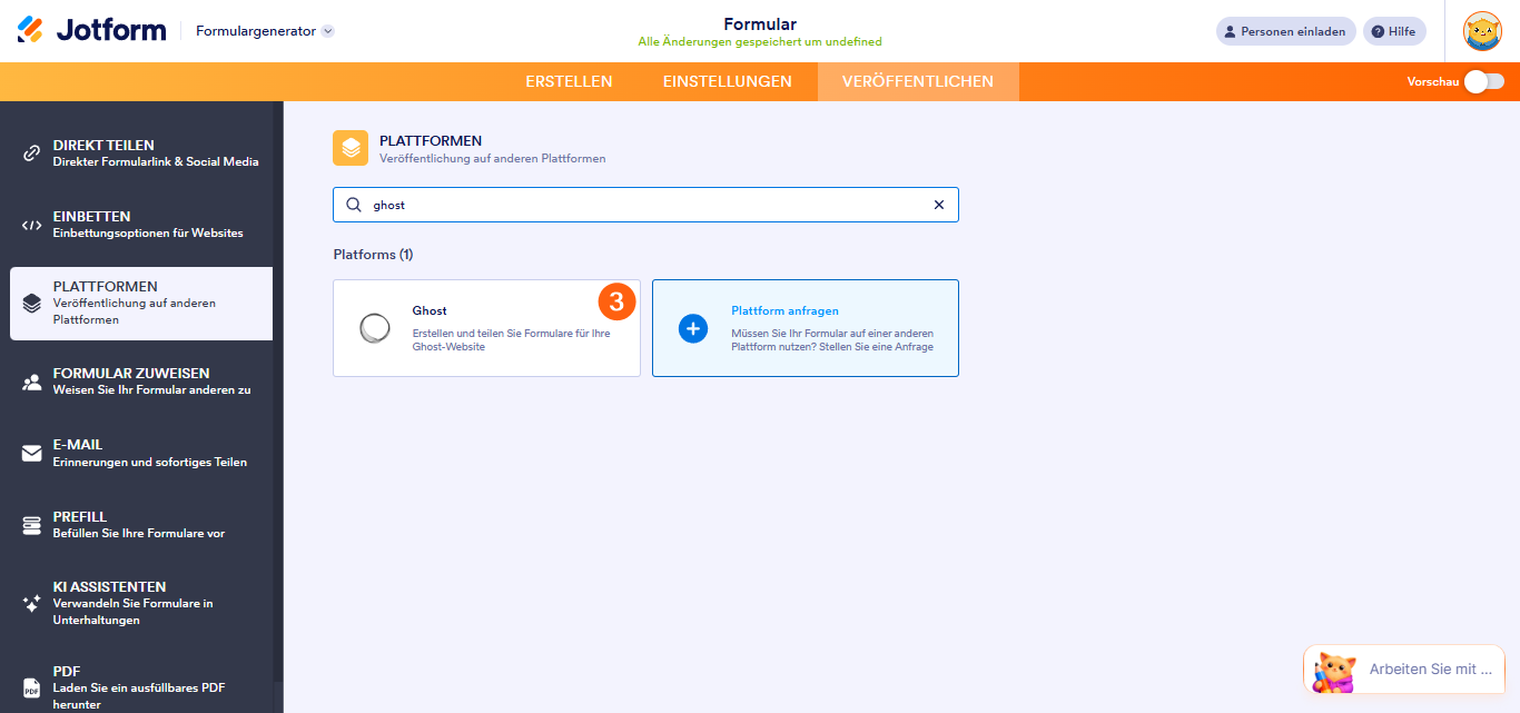 Wie Sie ein Formular zu Ghost hinzufügen Image-2