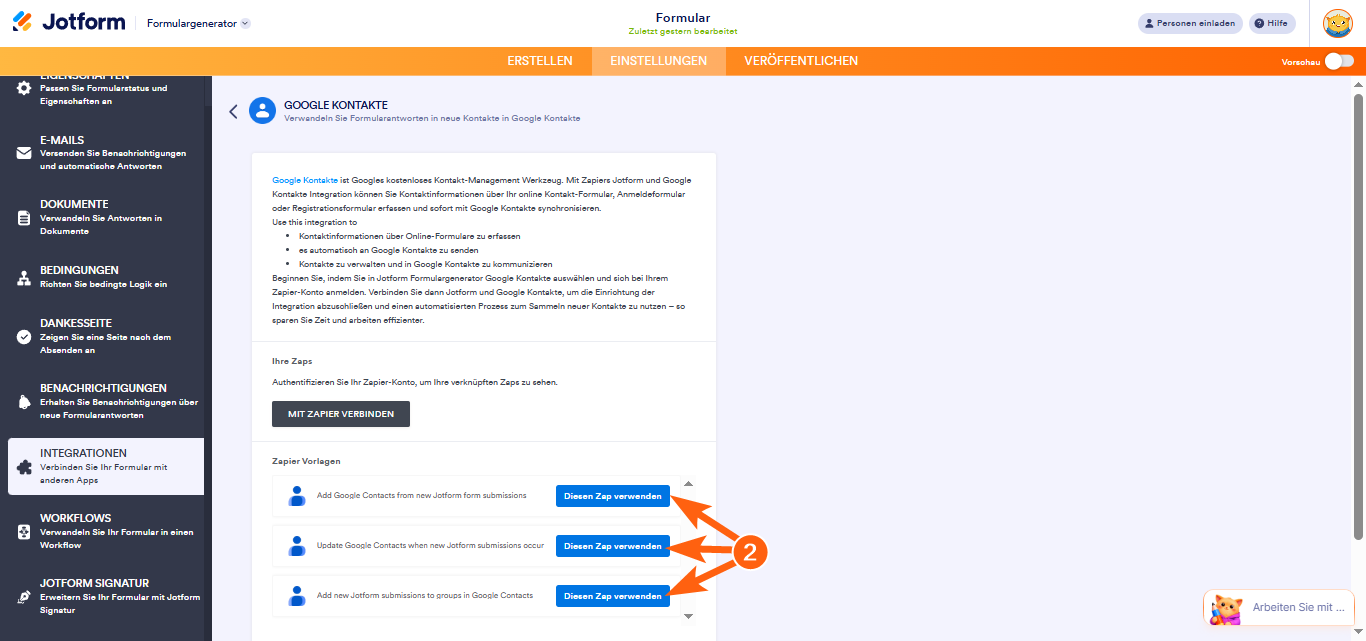 Wie Sie Zapier mit Jotform verwenden Image-3