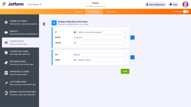 How to Conditionally Change a Field to Required