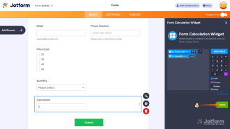 How to Calculate a Total with Jotform