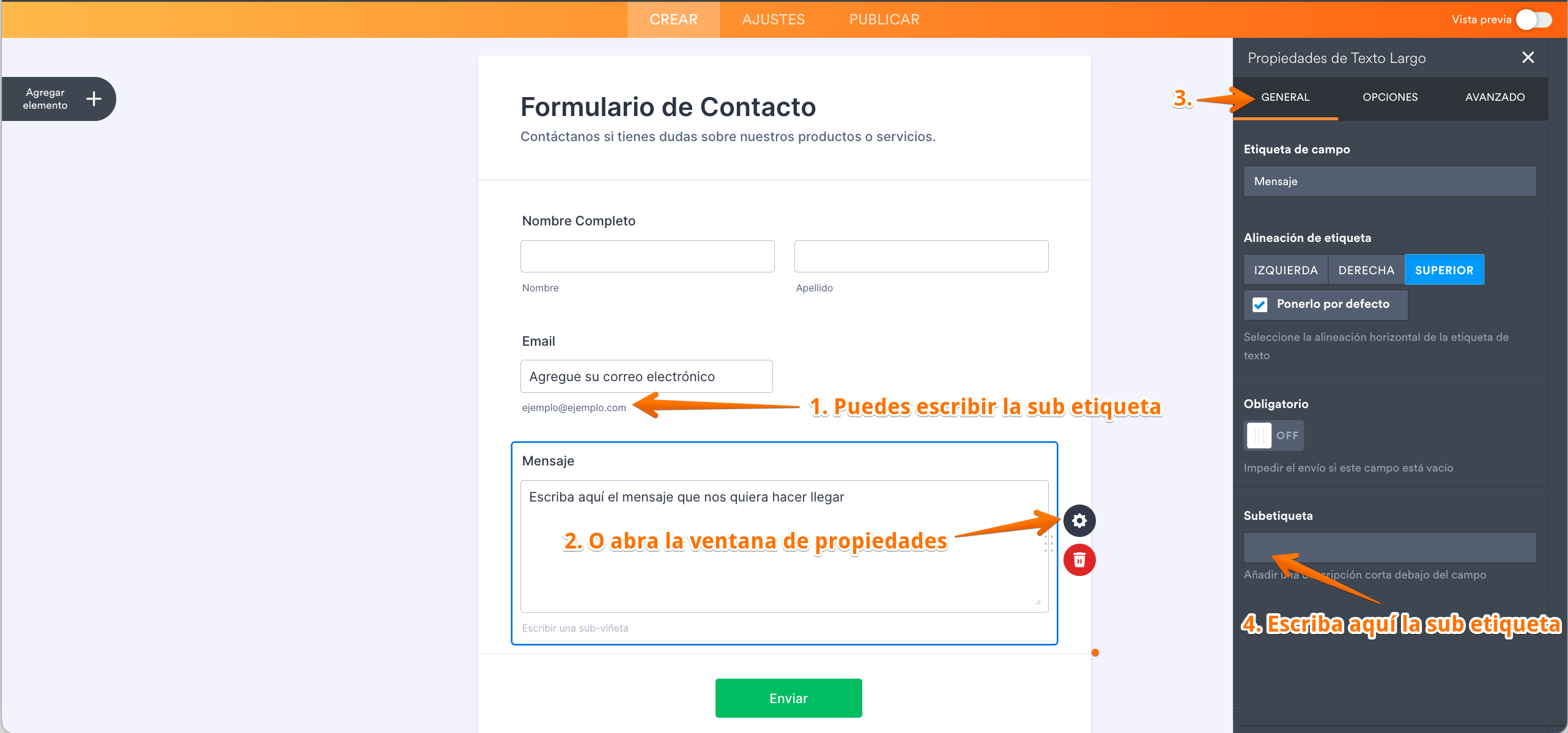 Cómo configurar un formulario de contacto en Jotform Image-6