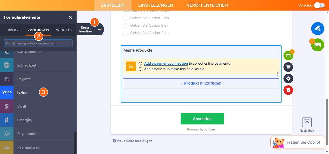 So integrieren Sie iyzico mit Jotform Image-1