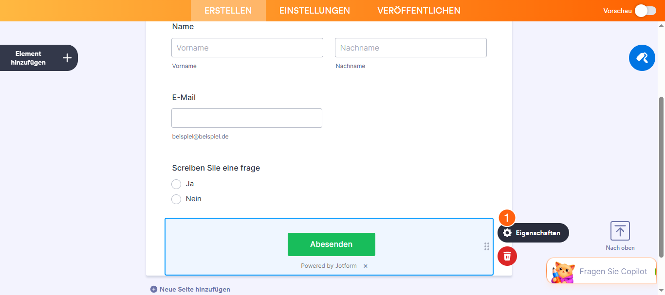 Wie Sie Speichern und später fortfahren in Formularen aktivieren Image-1