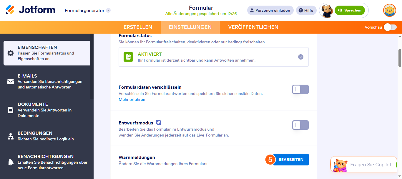 Wie Sie die Warnmeldungen Ihres Formulars ändern Image-4