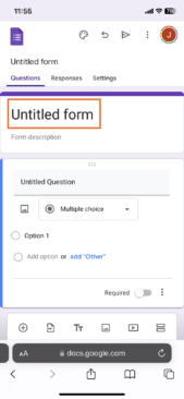 How to create a Google Form on a mobile device | The Jotform Blog