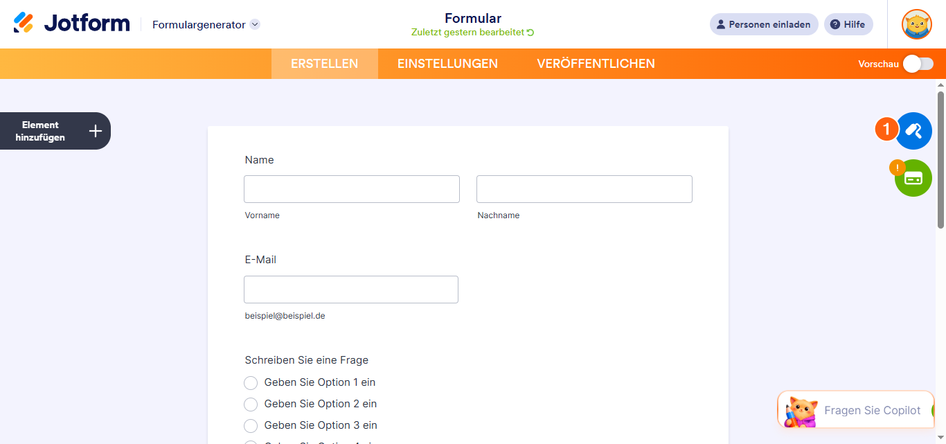 Wie Sie ein Design auf Ihr Formular anwenden Image-1