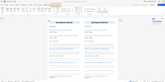 Microsoft Word Question Response Table Example How to create a survey in Microsoft Word | The Jotform Blog
