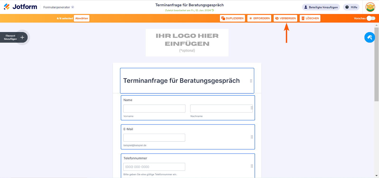 Wie Sie Benutzer darüber informieren, dass sich die URL Ihres Formulars geändert hat Image-1