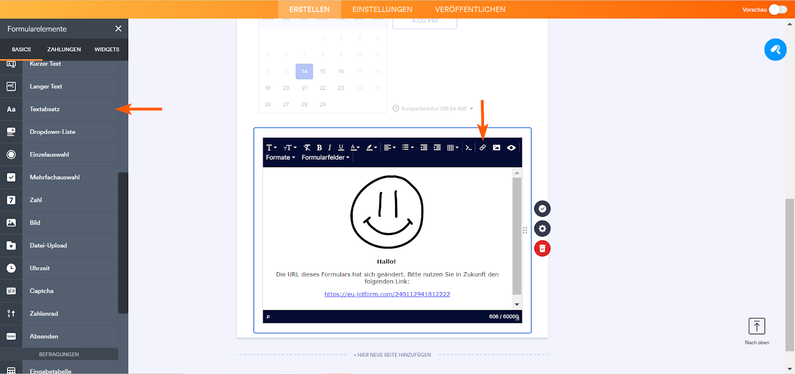 Wie Sie Benutzer darüber informieren, dass sich die URL Ihres Formulars geändert hat Image-3